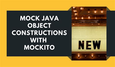 mockito mock constructor|whennew alternative in mockito.